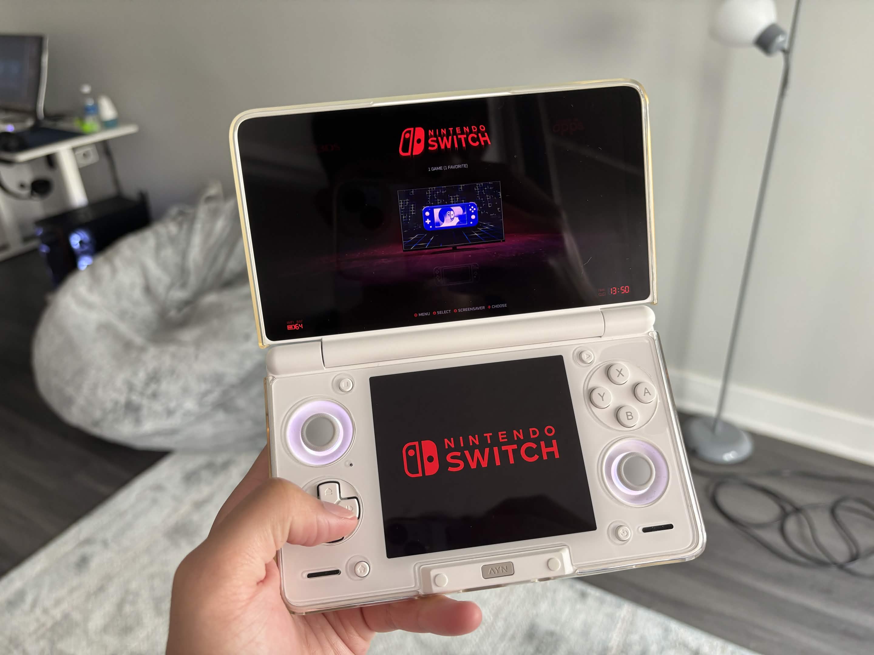 My AYN Thor handheld gaming setup